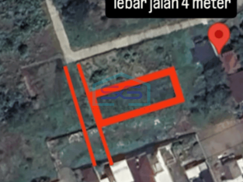 Dijual Tanah Posisi Pinggir Jalan Kota Palembang, Sumatera Selatan Lahan 600 m²