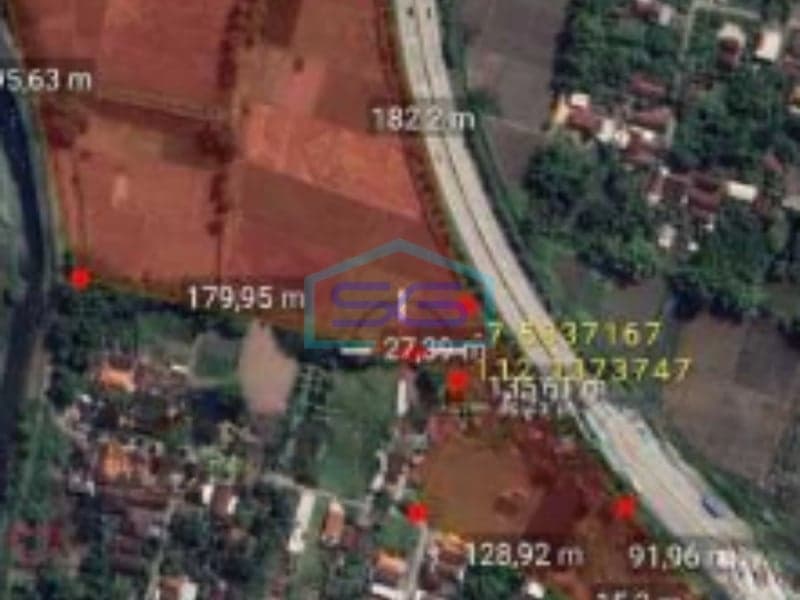 Dijual Tanah Lahan Zona Industri Lokasi Strategis Bandar Kedungmulyo Jombang Jawa Timur Luas 3,5 Ha