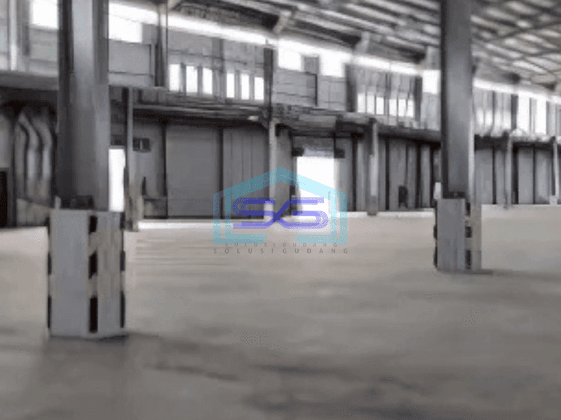 Disewakan Gudang Luas Bangunan  6541 m² Lokasi Strategis di Tarumajaya Bekasi