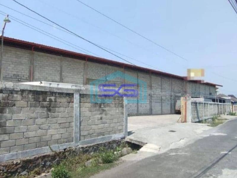 Disewakan Gudang Murah Jalan Dapat Dilalui Tronton Area Ringroad Barat Sleman LT 1500m2