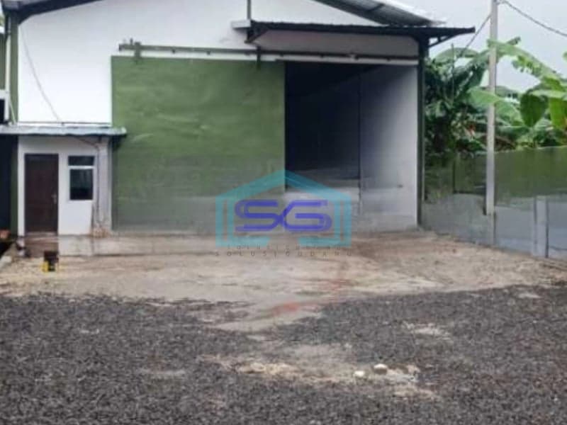 Disewakan Gudang Luas Bangunan  1100 m² Lokasi Bebas Banjir di Bogor