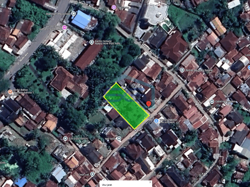 Dijual Tanah Strategis di Makrayu Palembang, Sumatera Selatan Luas Tanah 905 m²