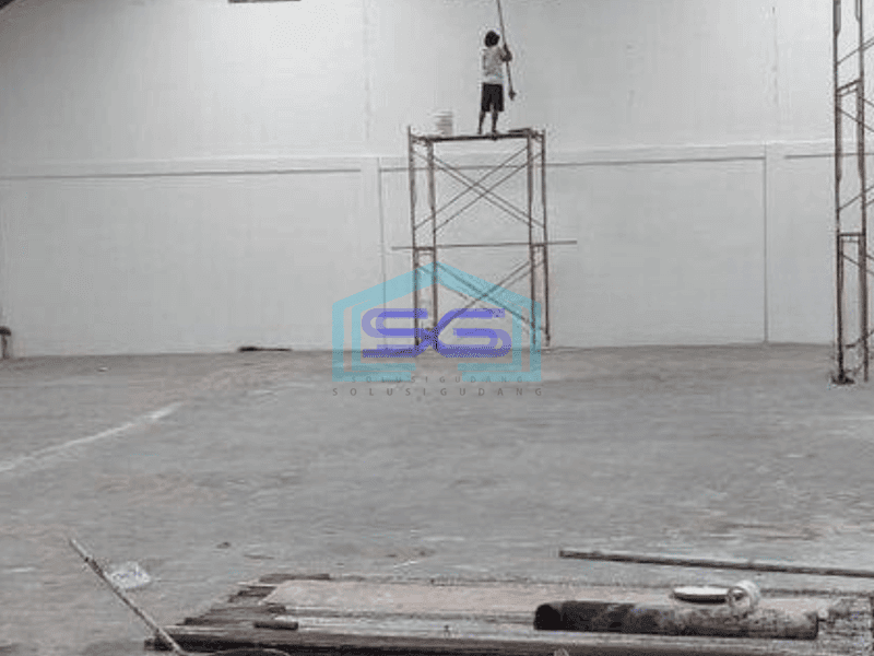Disewa Gudang Luas 1.600m Murah Akses Container 40ft Di Kavling DPR