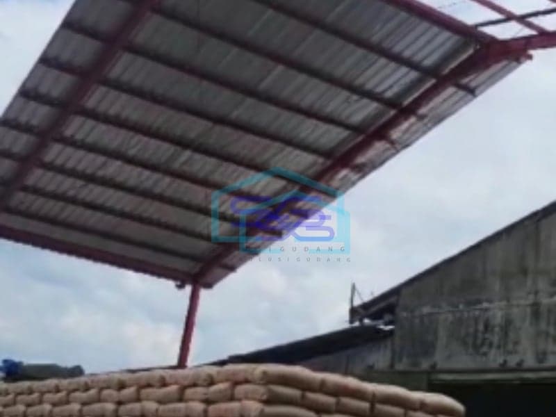 Dijual Gudang Masuk Container 40 Feet Kawasan Pergudangan di Sawangan Depok LT 2000m2