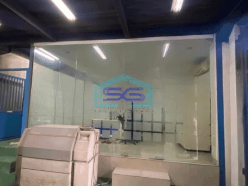 Dijual Cepat Gudang Murah Ada Kantor Luas Bangunan 1200 m² di Dadap Tangerang