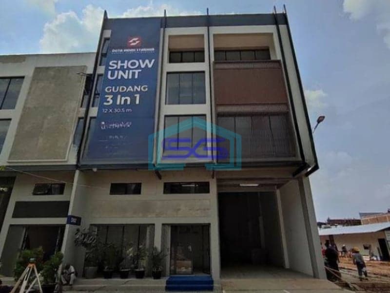 Disewakan Gudang Siap Pakai + Kantor 4 Lantai Termurah Dekat Bandara Jakarta Barat LB 420m2