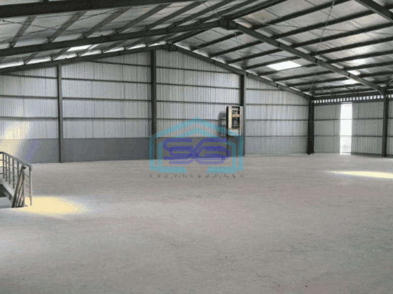 Disewakan Gudang Luas Bangunan  890 m² di Bekasi Ada Loading Dock
