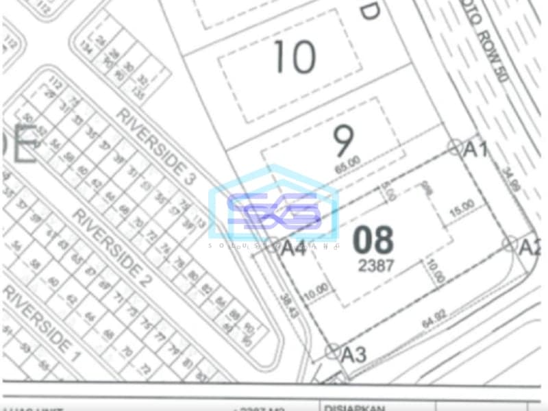 Disewakan Tanah Komersial ada 3 Bidang di Pantai Indah Kapuk 2, Jakarta Utara Luas Tanah 2046 m²