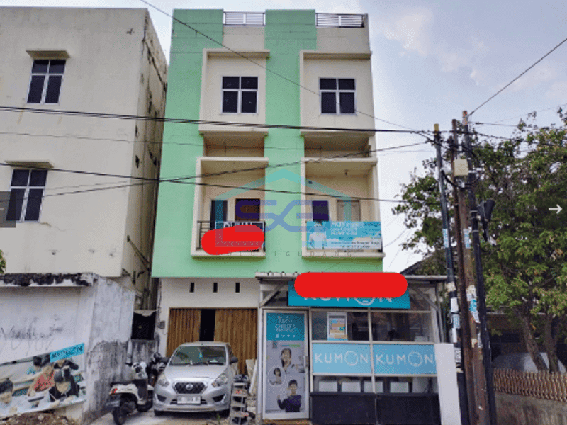 Dijual Ruko 3 Lantai Siap Pakai Kota Palembang, Sumatera Selatan Luas Tanah 52 M²