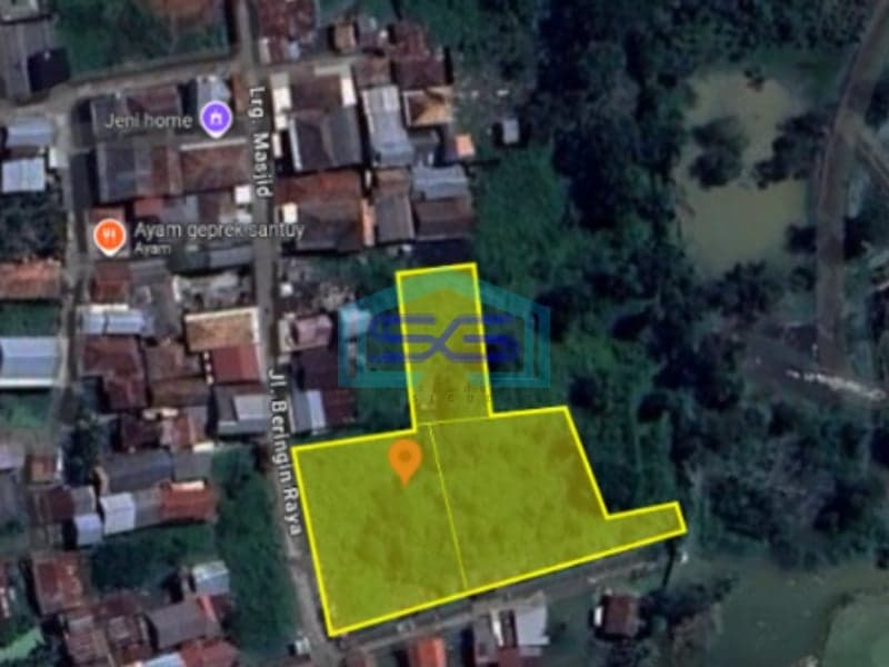 Dijual Tanah di Kota Palembang Sumatera Selatan Luas Tanah 5526m2