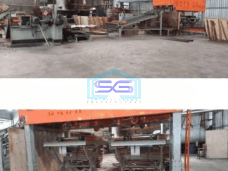 Dijual Gudang pabrik plywood lokasi Temanggung luas 18448m2