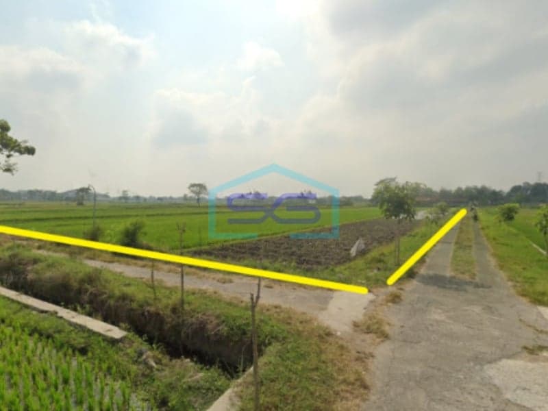 Land for Sale in Kotesan Prambanan, Klaten 20,000 m2 Land Area