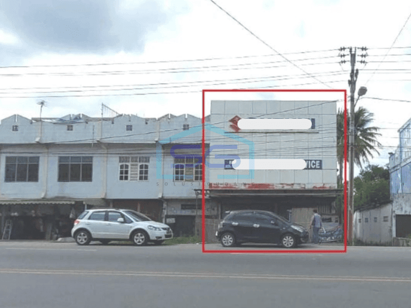 For Sale: Former Showroom Shophouse in Palembang South Sumatra Land Area 220 m²