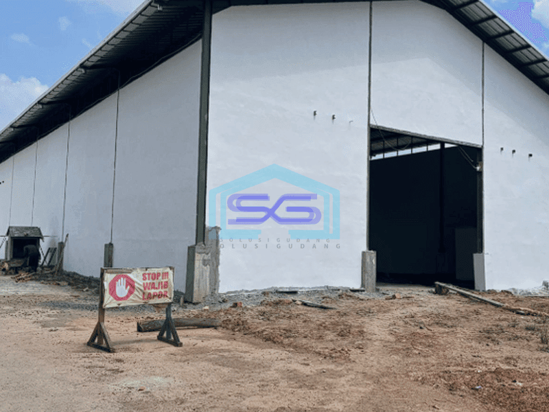 Disewakan Gudang Bagus Baru Bangun Tanjung Api Api Banyuasin Sumatera Selatan LB 864m2