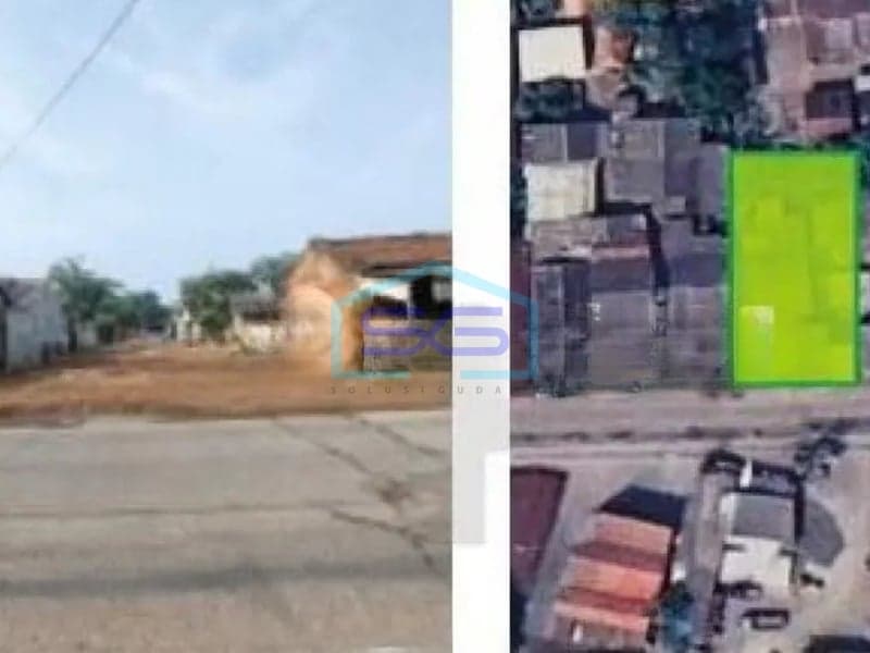 Disewakan Tanah Strategis Cocok Usaha di Panongan Tangerang Banten Luas Tanah 500 m²