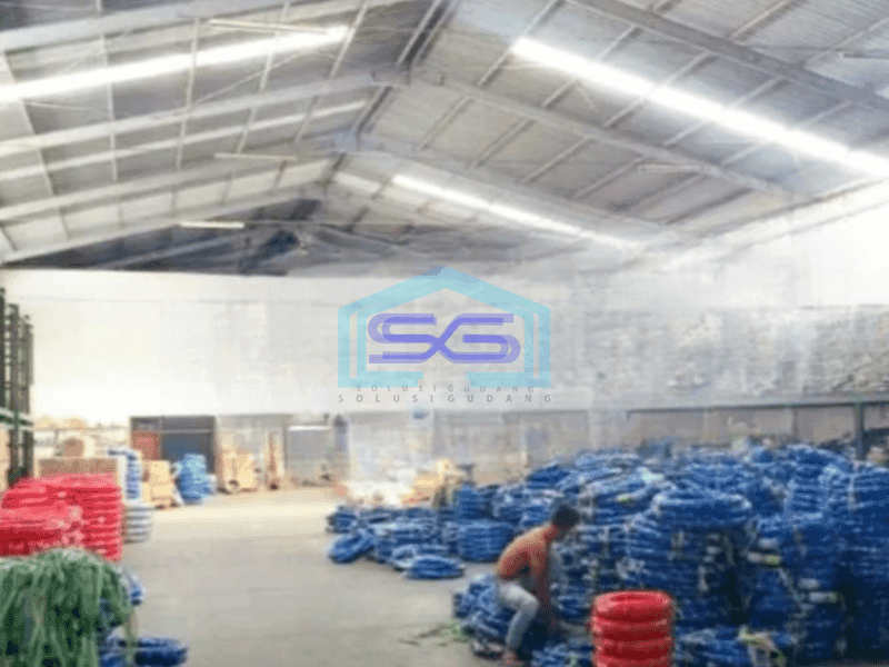 Dijual Gudang Ada Kantor Luas Bangunan  3500 m² Lokasi Margomulyo Surabaya