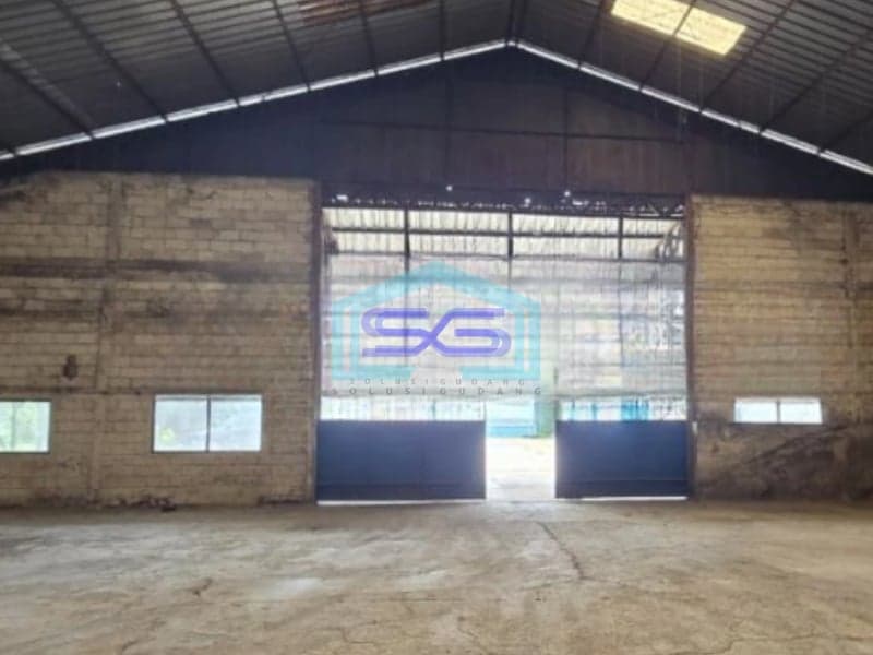 Disewakan Gudang Luas Bangunan  8530 m² Lokasi Bebas Banjir di Cikande Serang