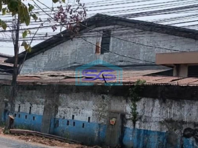 Dijual Pabrik Luas Bangunan  5500 m² Lokasi Bebas Banjir di Pasar Kemis Tangerang