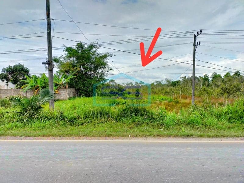 For Sale Strategic Land Plot on Banyuasin Roadside, South Sumatra 2 Ha