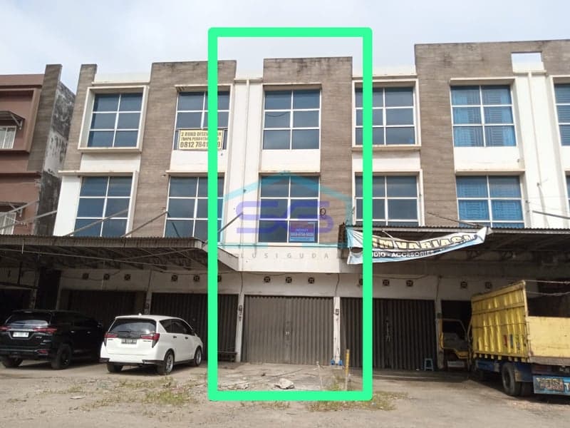 Disewakan Ruko Jalan Bypass Kota Palembang, Sumatera Selatan luas Bangunan 180 m2