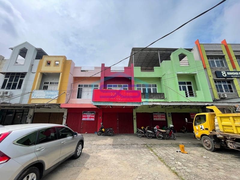 Ruko for Rent in Palembang City, South Sumatra Building Area 112 m²