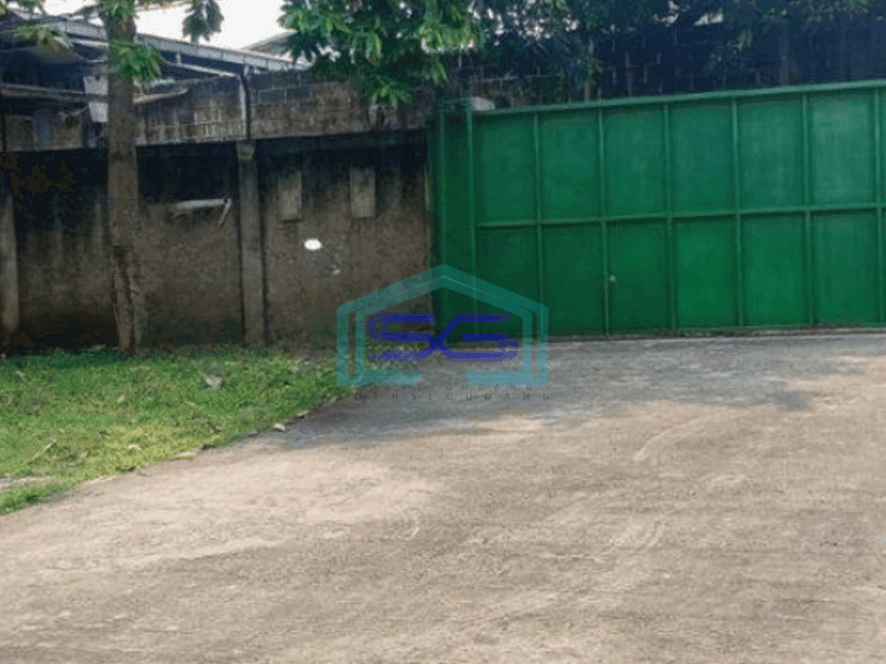 Disewakan Gudang Luas Tanah 1200 m² di Bantar Gebang Bekasi Akses Container 40 Feet