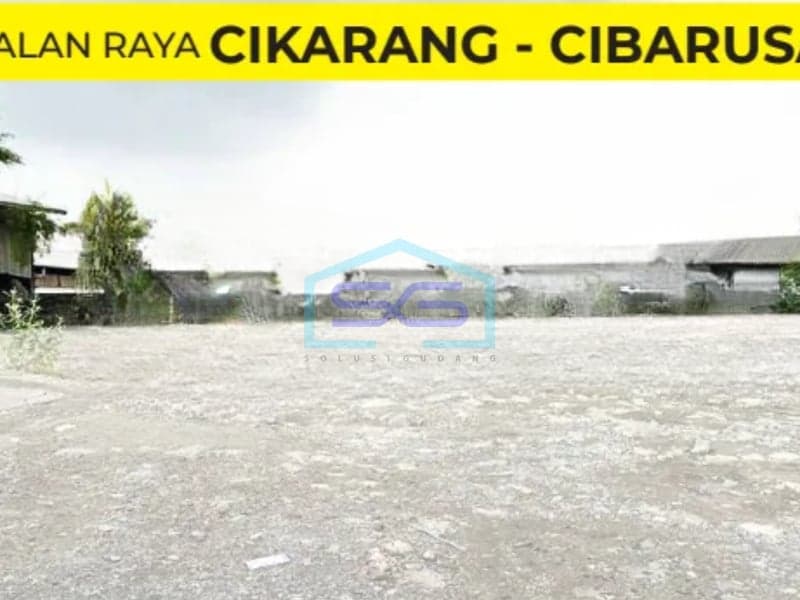 Dijual Tanah di Cikarang Cibarusah, Bekasi Luas Tanah 3.340 m2