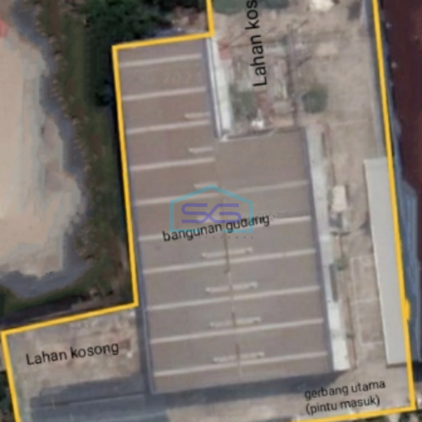 Dijual Gudang Kapuk Kamal Kayu Besar Jakarta Barat Lokasi Strategis di Jalan Besar LT 8600m2-3