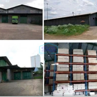 Dijual Gudang Lokasi Bebas Banjir di Pasir Jaya Tangerang Luas Bangunan 2346 m²