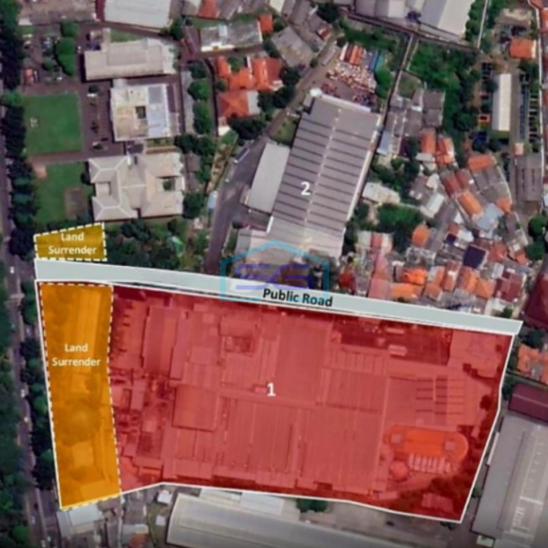 Dijual Cepat Pabrik di Cijantung Jakarta Timur Luas Tanah 30639m2-2