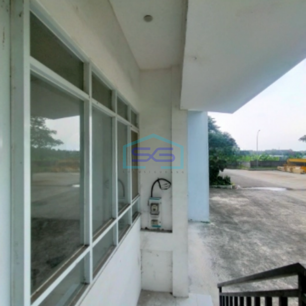 Disewakan Bangunan Warehouse Gudang Lokasi di Cikarang Utara Bekasi Bisa Kontrainer LB 384m2-4