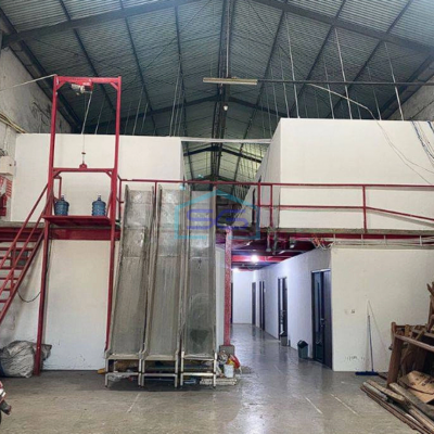 Dijual Gudang Margomulyo Permai Surabaya Saat ini Dipakai Sebagai Kantor 2 Lantai, Kondisi Rapi Bagus