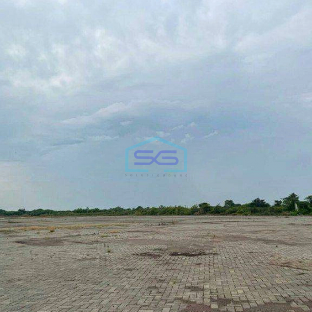 Disewakan Tanah Padat (Area Paving) di Raya Tambak Osowilangun Surabaya LT 10289m2-1