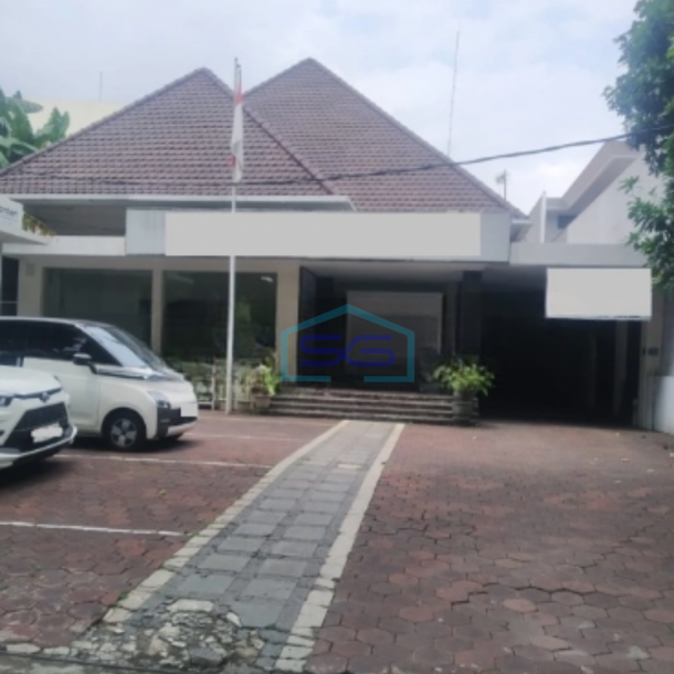 Disewakan Kantor Ex Bank Raya Darmo Surabaya Lokasi Strategis Sisi Timur Hadap Barat Luas Bangunan  500 m²-1