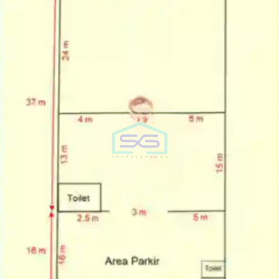 Disewakan Gudang di 0 Jalan Kusuma Bangsa Surabaya Kota Luas Bangunan  150 m²