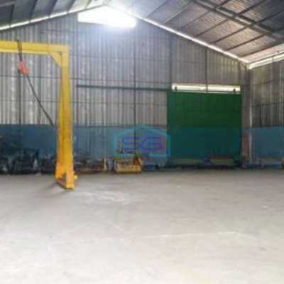 Disewakan Gudang Luas Tanah 1200 m² di Bantar Gebang Bekasi Akses Container 40 Feet