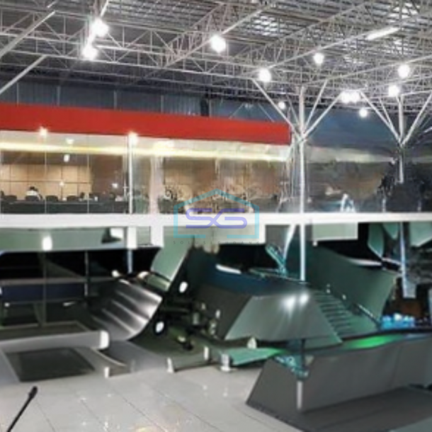 Dijual Gudang Ex Showroom di Jurumudi Tangerang Luas Bangunan  1000 m²-1