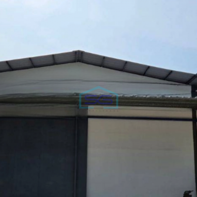 Disewakan Gudang Ada Kantor Luas Bangunan 590 m² Lokasi Strategis di Teluk Naga Tangerang