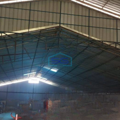 Dijual Gudang Ex Pabrik Triplek di Kapuk Kamal Jakarta Barat Luas Bangunan 900 m²