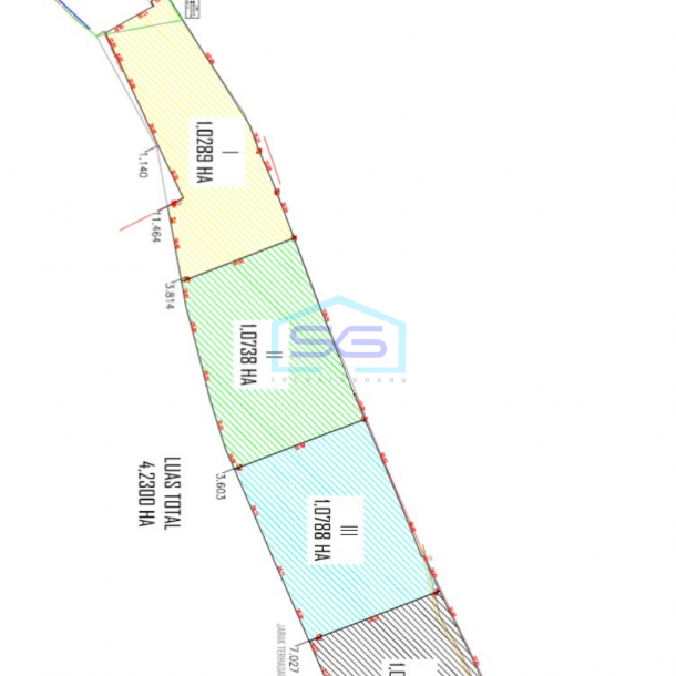 Disewakan Tanah lokasi jl Tambak Osowilangun Surabaya Dekat Pelabuhan Teluk Lamong Lokasi III-2