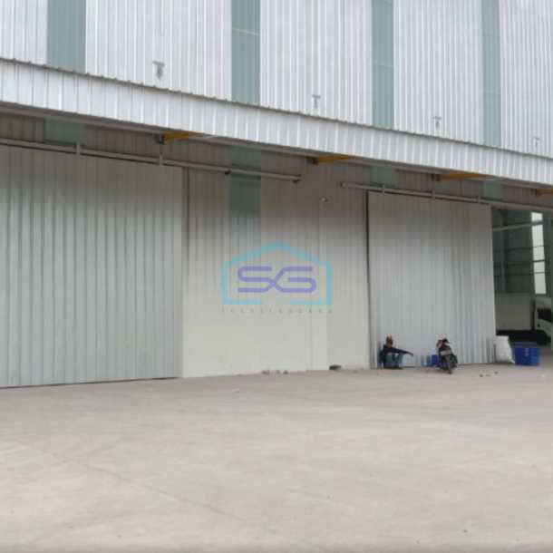 Disewakan Gudang Luas Bangunan  960 m² Lokasi Bebas Banjir di Sepatan Tangerang-1