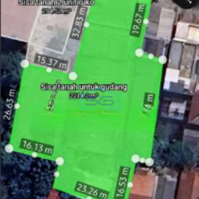 Di Sewakan Tanah Di Lokasi Super Stratagis Di Limo Depok Luas Tanah  2000 m²