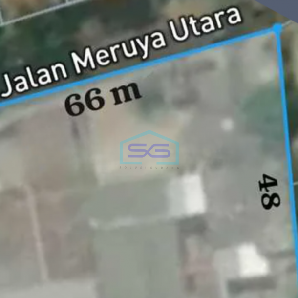 Disewakan Tanah Di Pinggir Jalan Raya Meruya Utara Luas Tanah  3000 m²-1