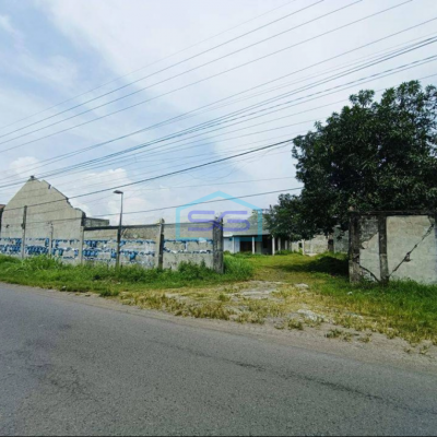Dijual Tanah Murah Bonus Bangunan Gudang di Jl Raya Benjeng Gresik LT 12000m2