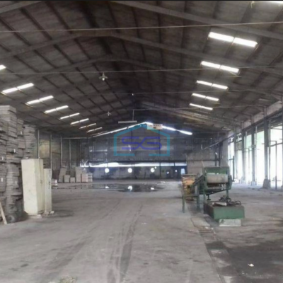 Dijual Pabrik Bangunan Kokoh Siap Pakai Strategis Jln Raya Bypass Krian Sidoarjo LT 49519m2