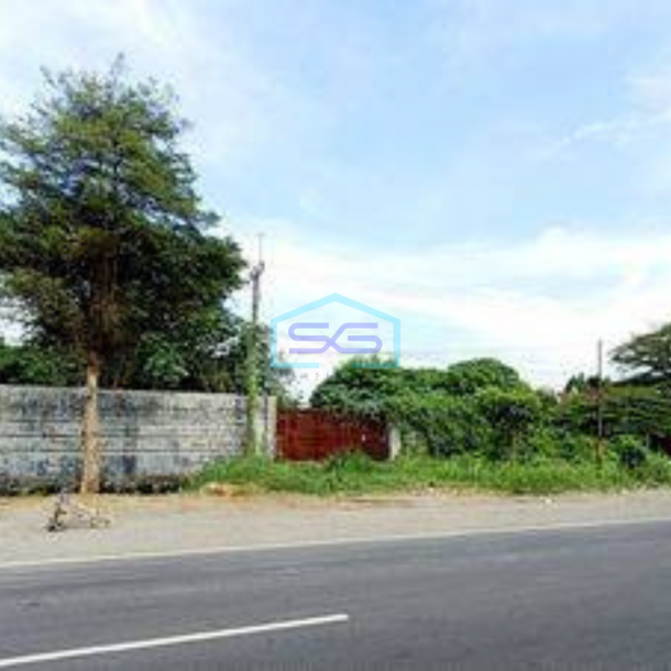 Dijual Tanah Murah Raya Bypass Krian Dekat Tol Pagar Keliling Cocok Utk Budang Pabrik Parkir Sidoarjo-2