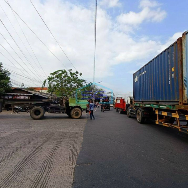 Dijual Tanah Murah Sudah Urug Dan Pagar Raya Margomulyo Surabaya Cocok Untuk Gudang LT 4292m2-2