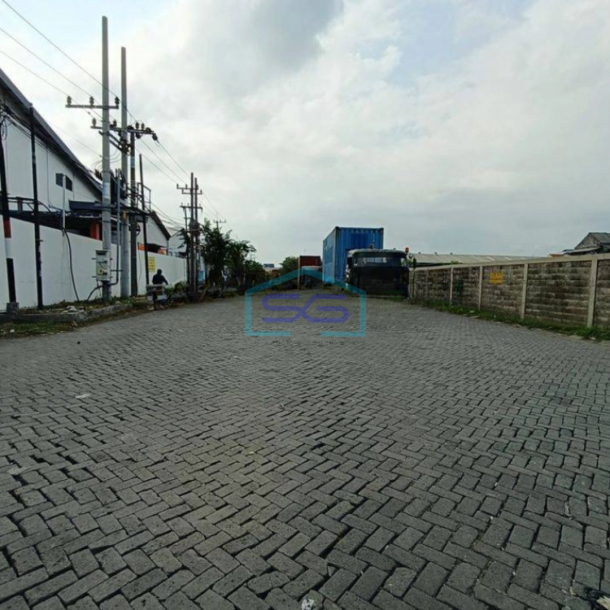 Dijual Tanah Murah Sudah Urug Dan Pagar Raya Margomulyo Surabaya Cocok Untuk Gudang LT 4292m2-1