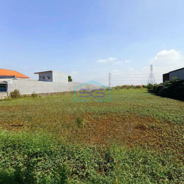 Dijual Tanah Strategis Kawasan Industri Jln Raya Area Byppass Krian Sidoarjo Cocok Untuk Pabrik Gudang LT 14000m2-1