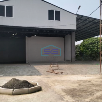 Disewakan Gudang Akses Container Luas Bangunan 342 m² di Tigaraksa Tangerang